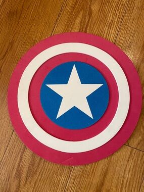 Marvel Captain America Foam Shield Red White Blue